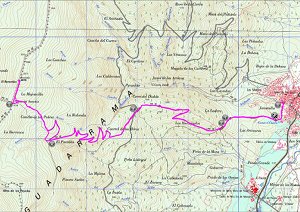 Mapa de la ruta